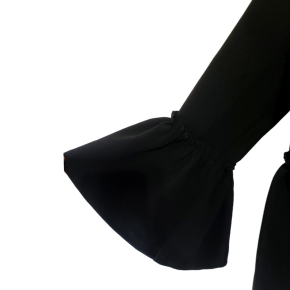 Ina Black Cape Jacket - Picture 4 of 4